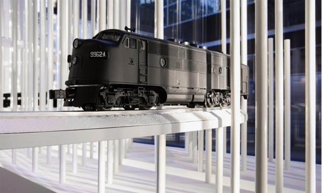 极地列车般的童话故事，Calvin Klein 圣诞橱窗装置揭幕